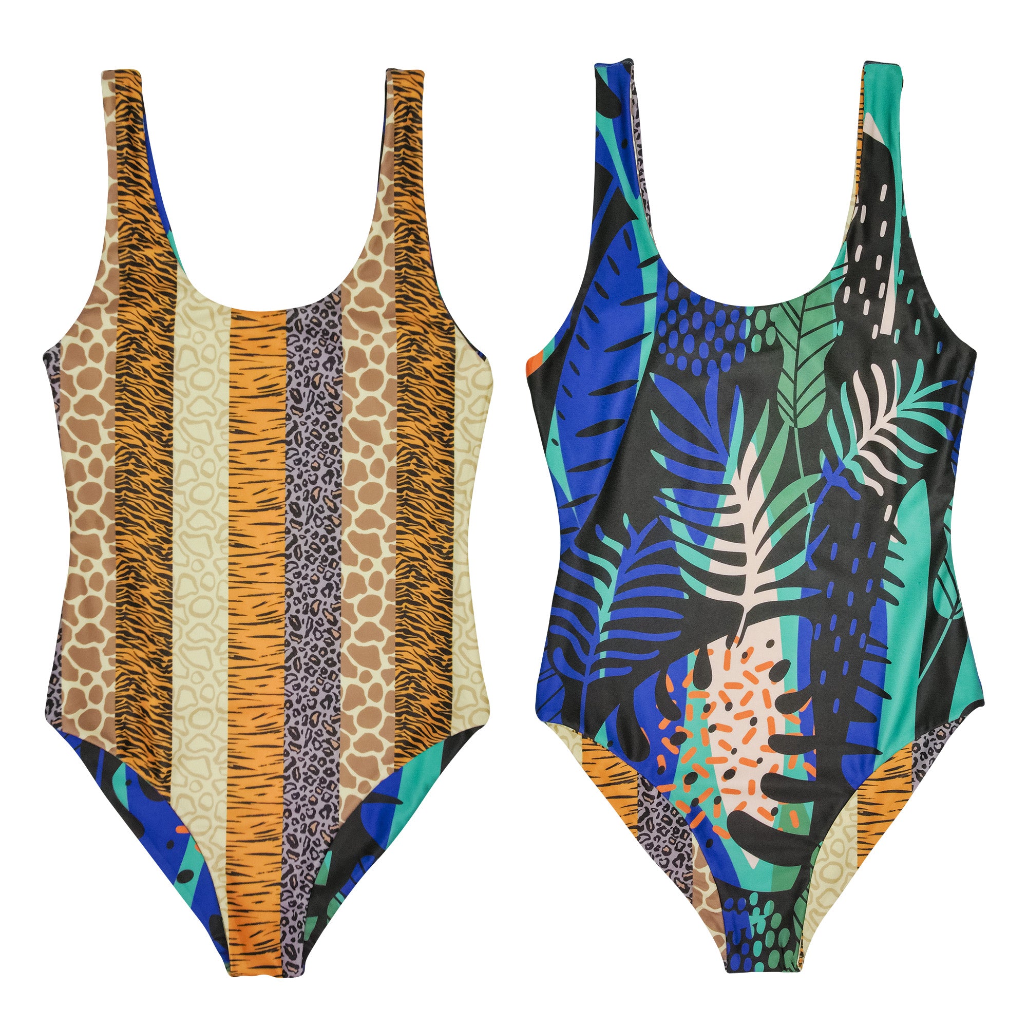 Jungle Fever - Reversible Swimwear