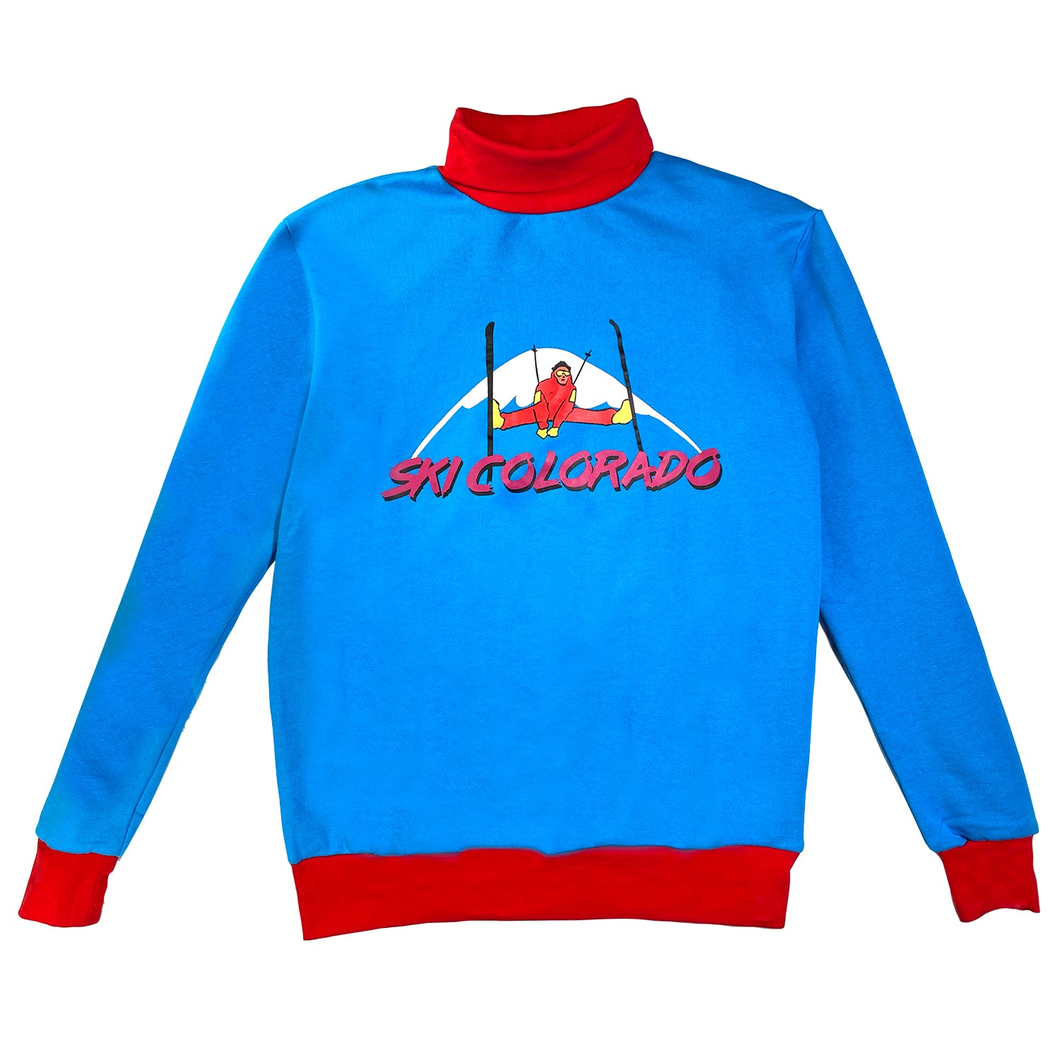 Ski Colorado - Vintage Retro Turtleneck Sweater