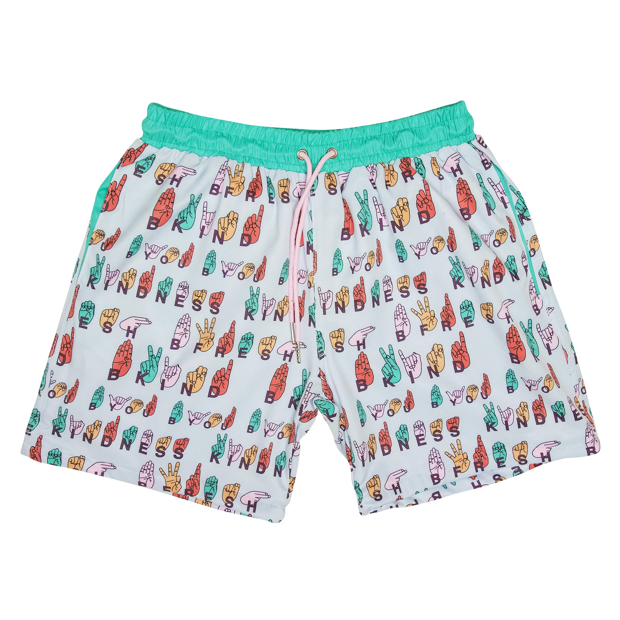 'I Saw The Sign' ASL - Swim Trunks