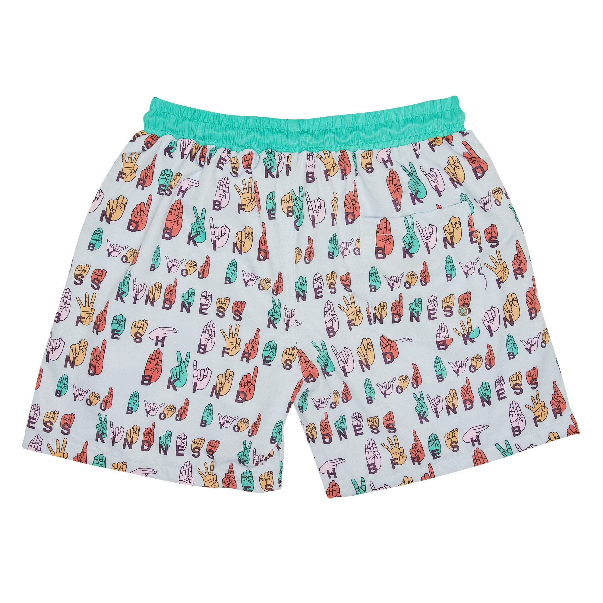 'I Saw The Sign' ASL - Swim Trunks