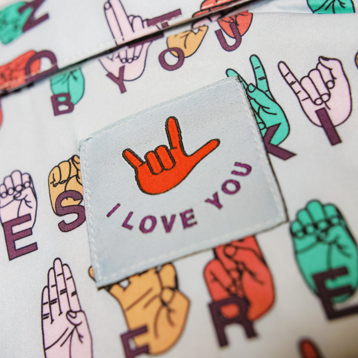 &#39;I Saw The Sign&#39; ASL - Swim Trunks