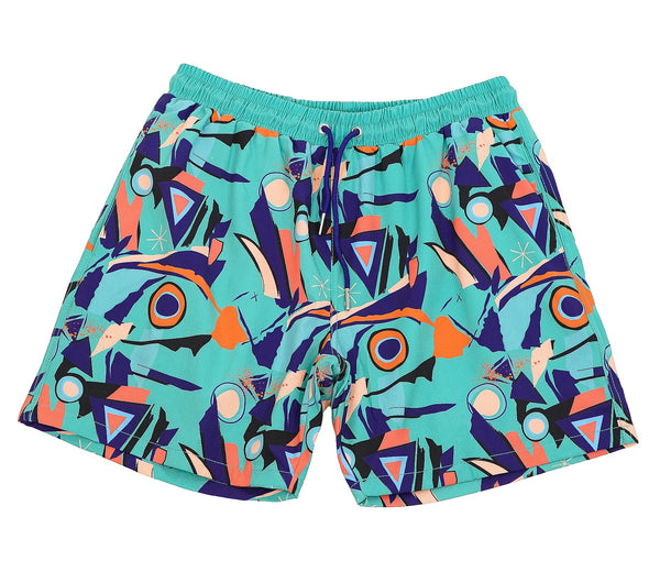 Art Walk Quick-Dry Swim Trunks