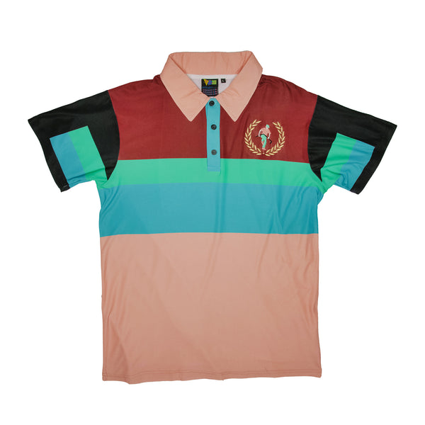 F Golf Burgundy Polo Shirt