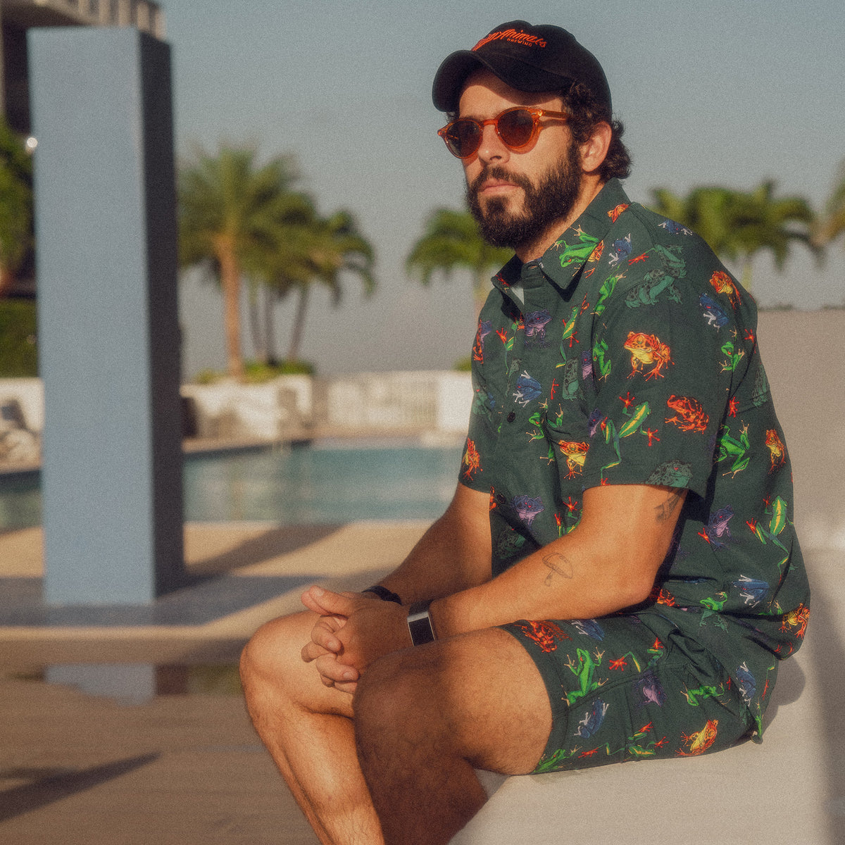 Tripping Animals- Stretch Shirt