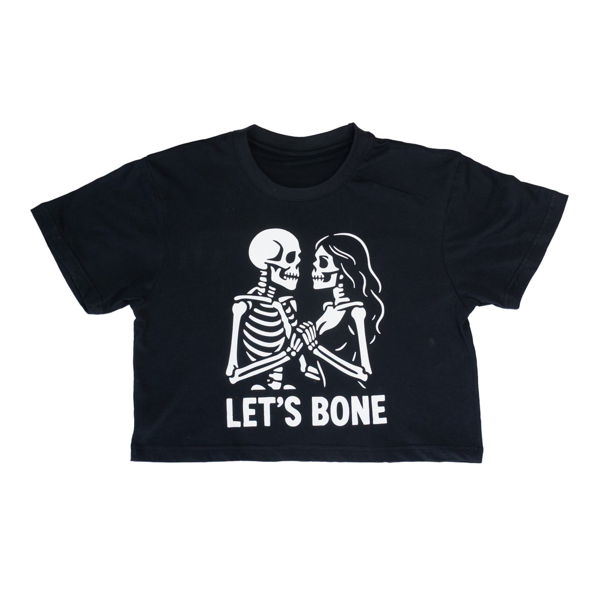 Let&#39;s Bone -Crop T Shirt