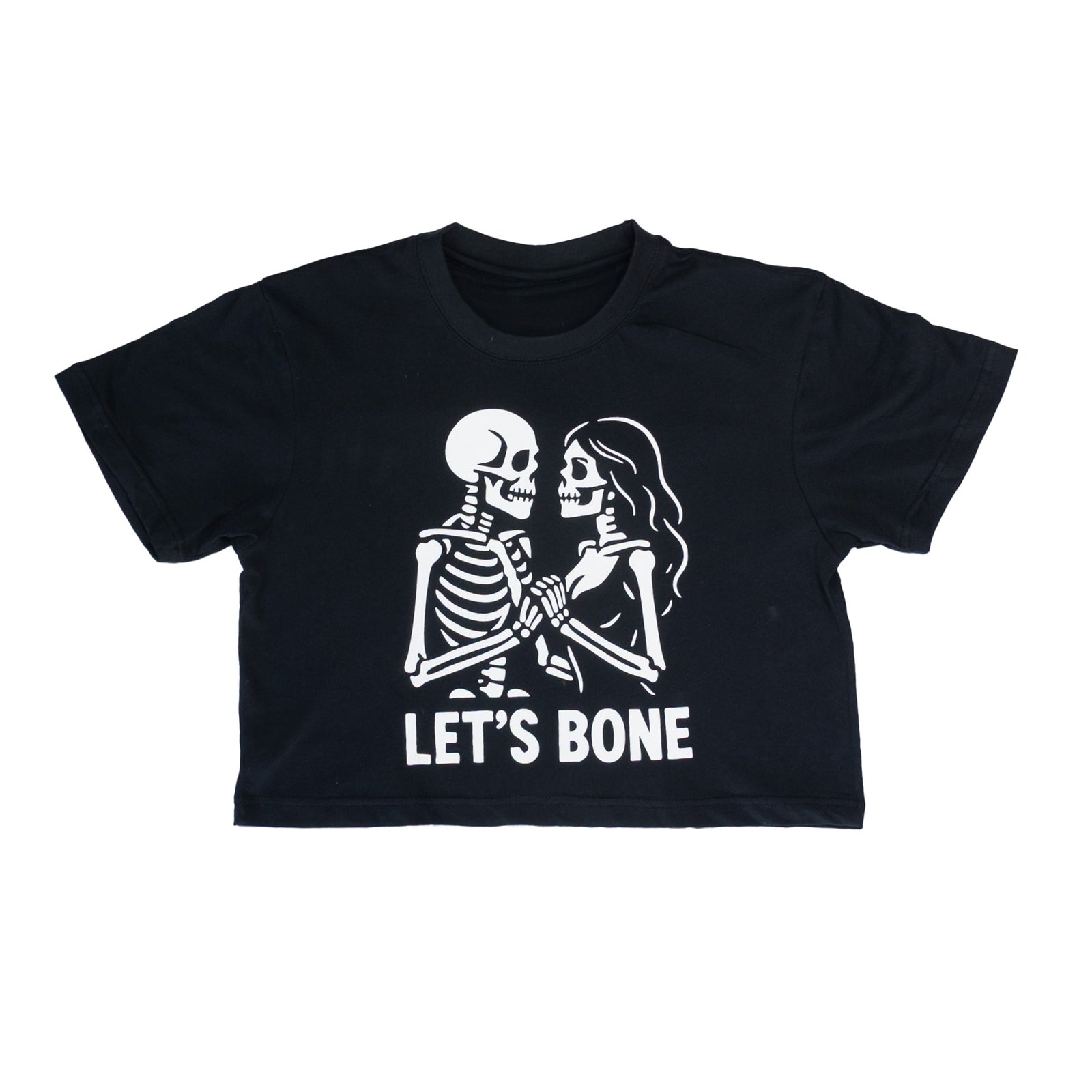 Let's Bone -Crop T Shirt