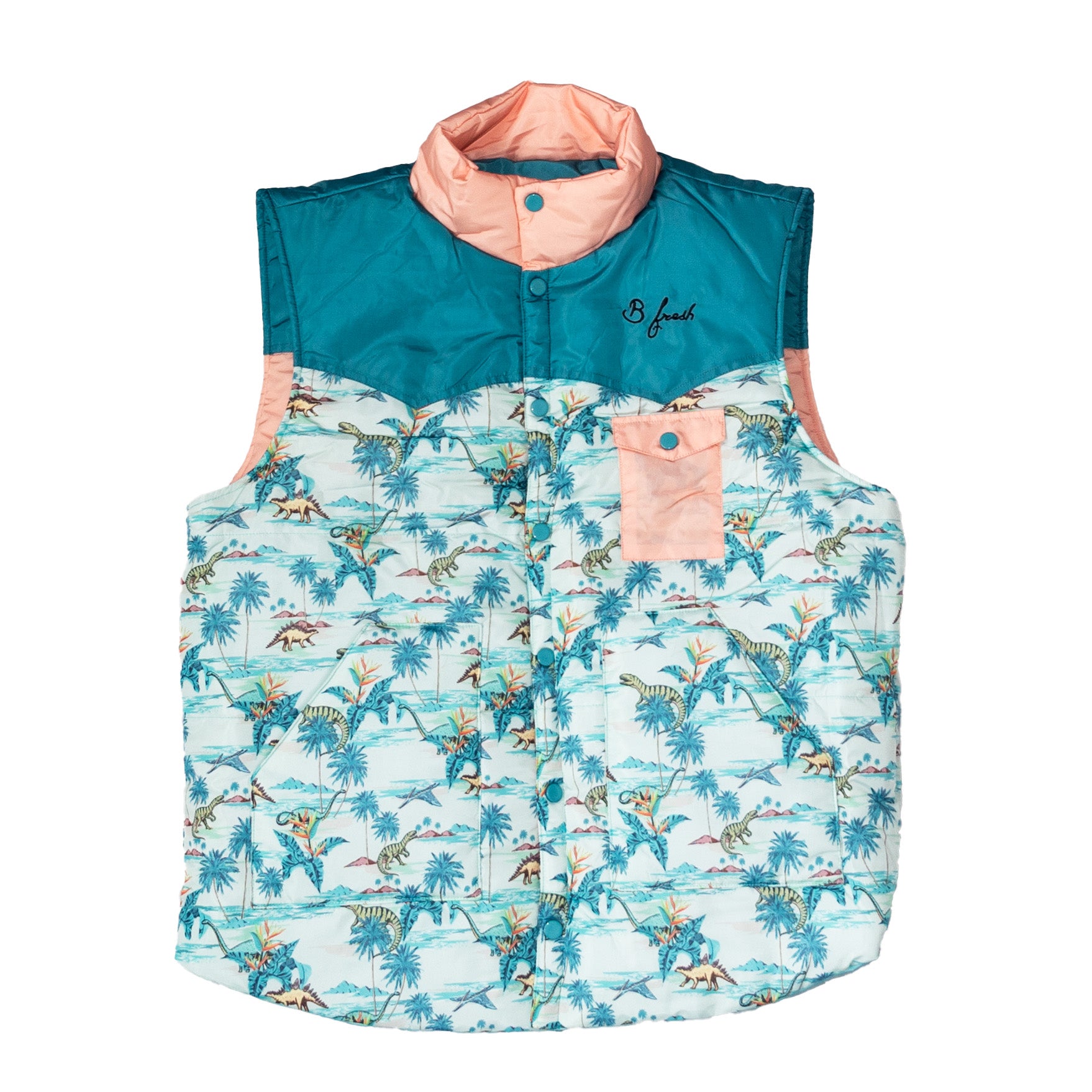 Tropical Dino - Reversible Vest