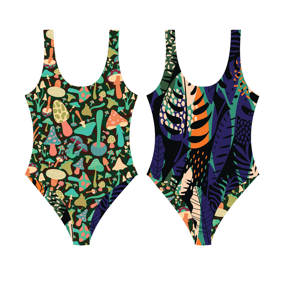 Big Fungus - Reversible Swimwear