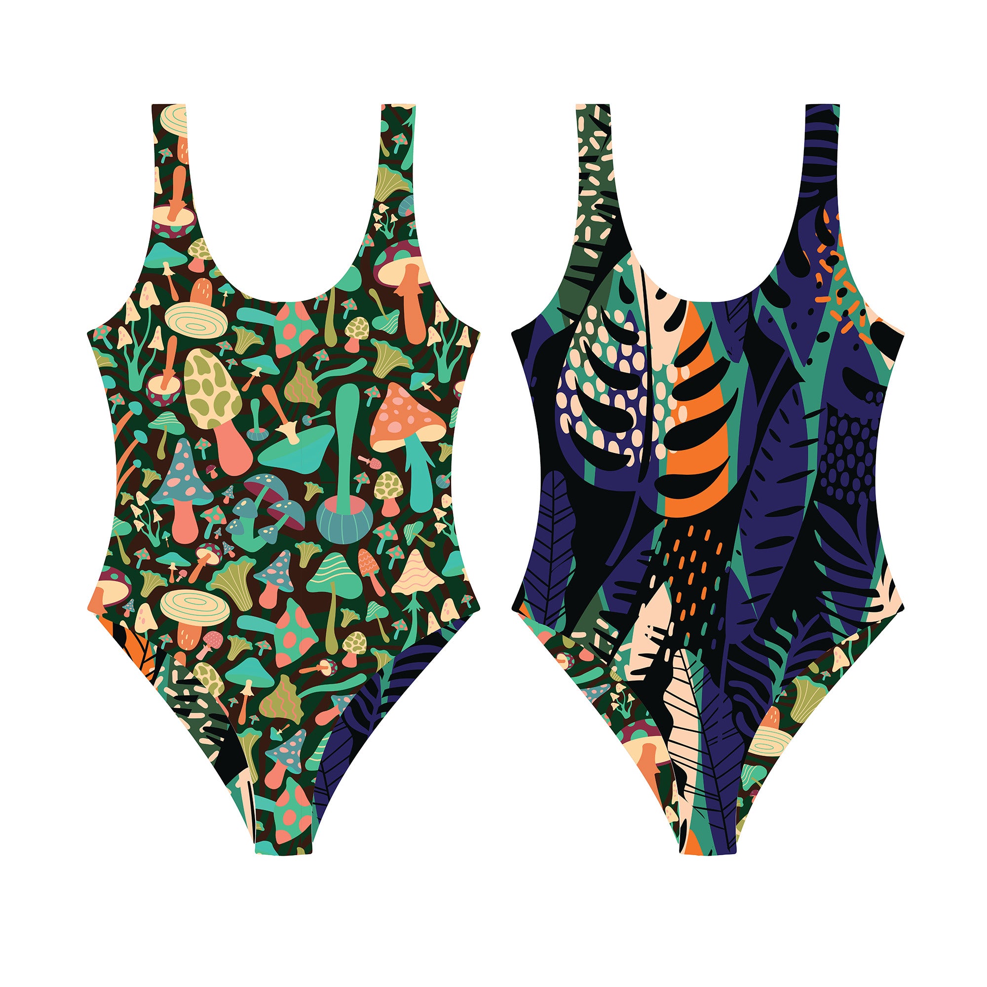Big Fungus - Reversible Swimwear