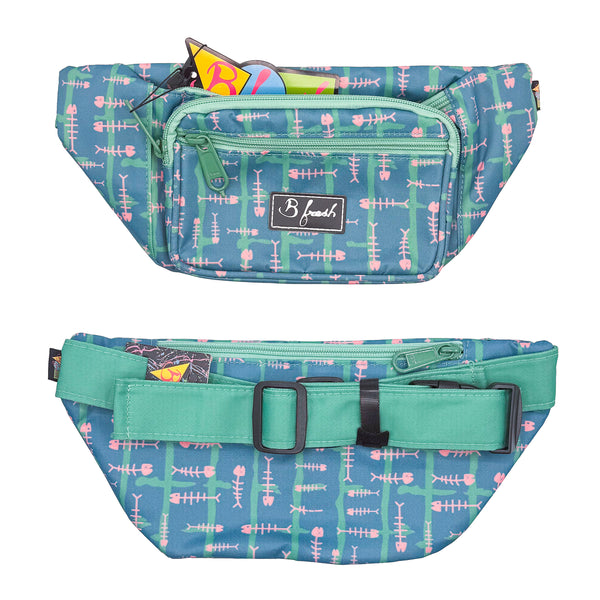 Nautical Fish Skeleton Fanny Pack 