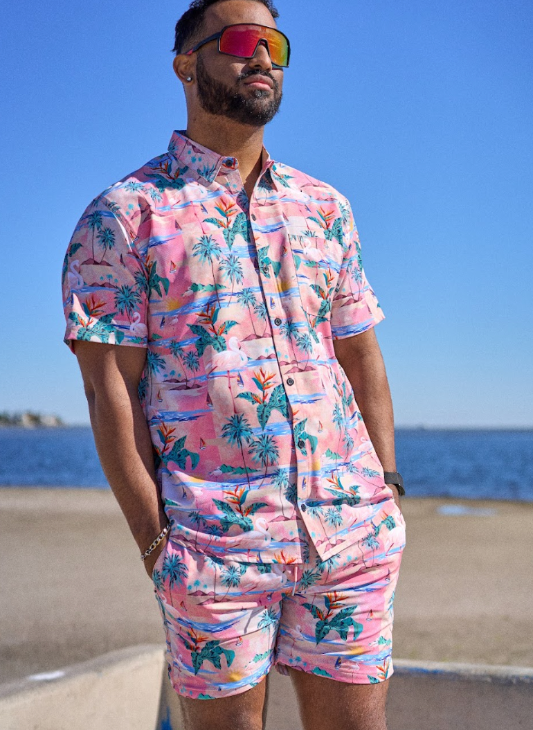 cool tropical swim trunks for vacation