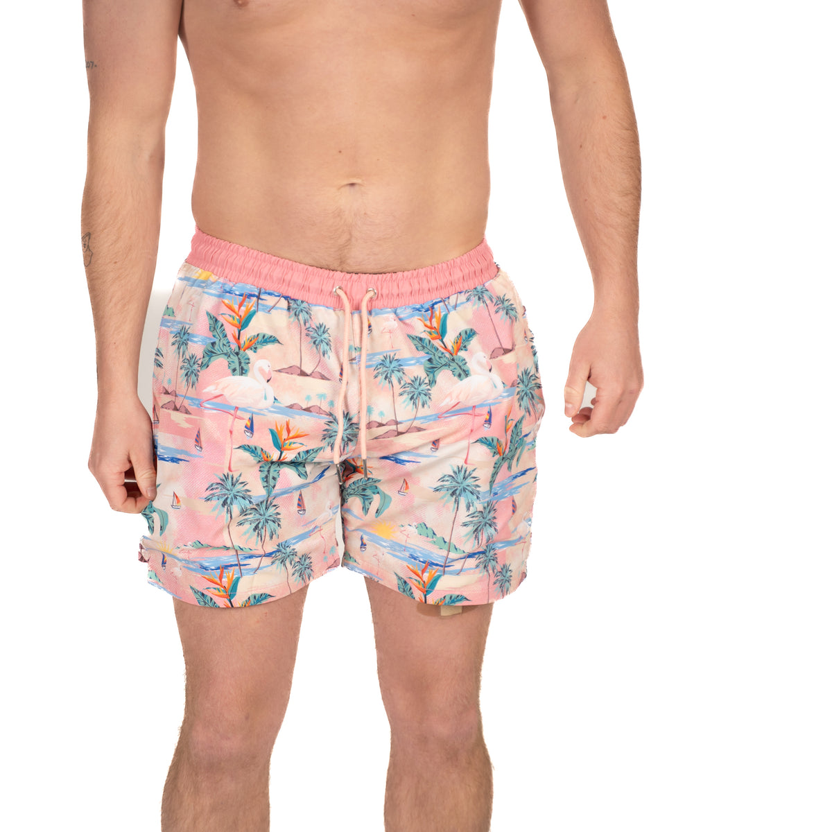 Flamingo party trunks 