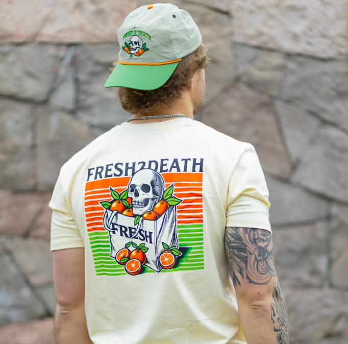 lifestyle dad hat with fresh color way