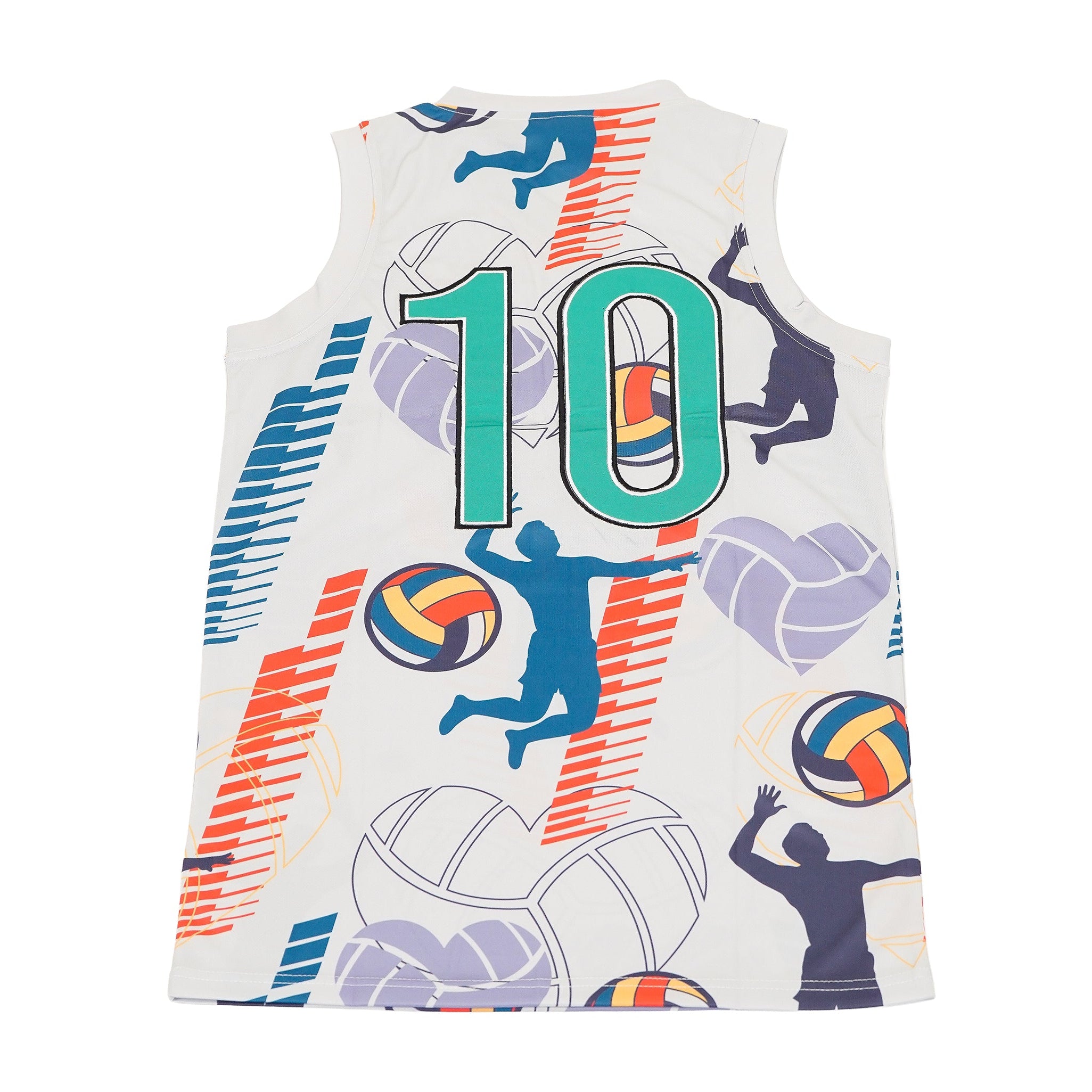 Sports shirt with number 10 and sports graphics