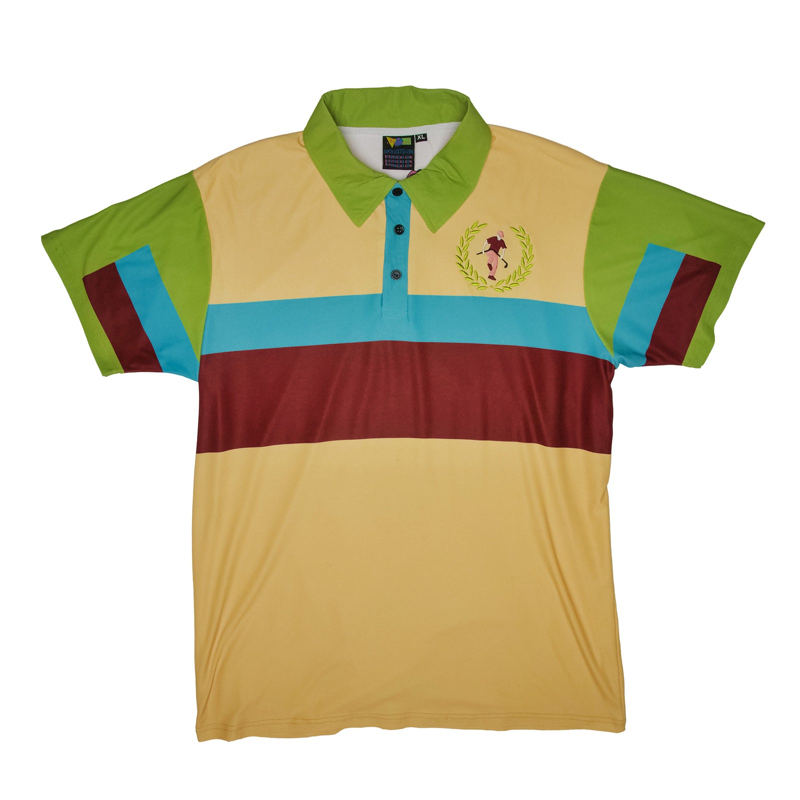 F Golf Mustard Polo Shirt