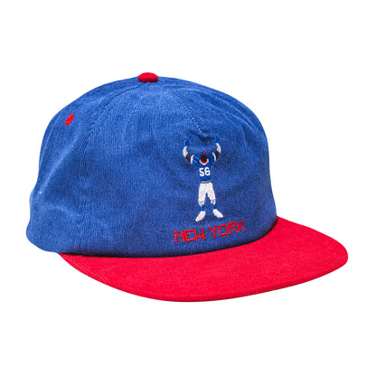 Tecmo Lawerence Taylor Retro 8bit Corduroy Blue Red White Footballl Vintage Hat. B Fresh Gear.