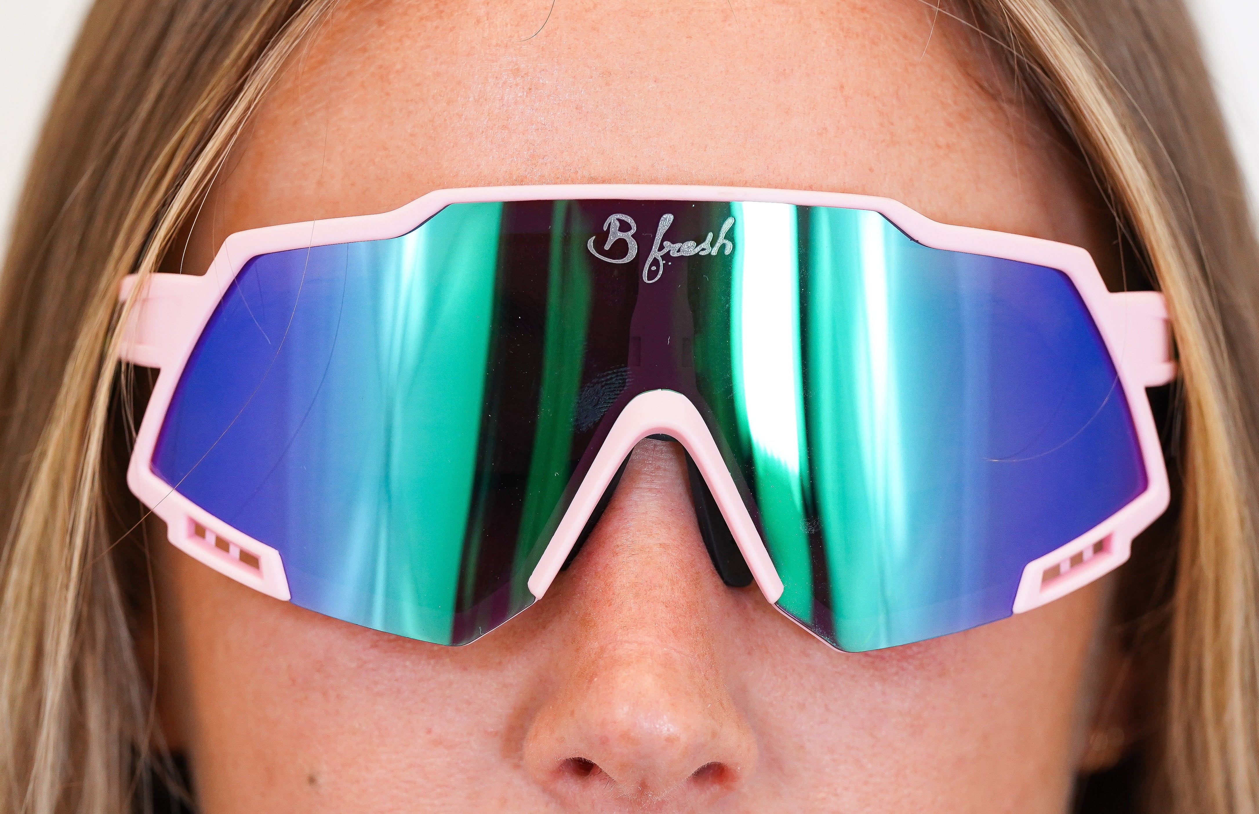 B Fresh Eyewear Pink and green 
