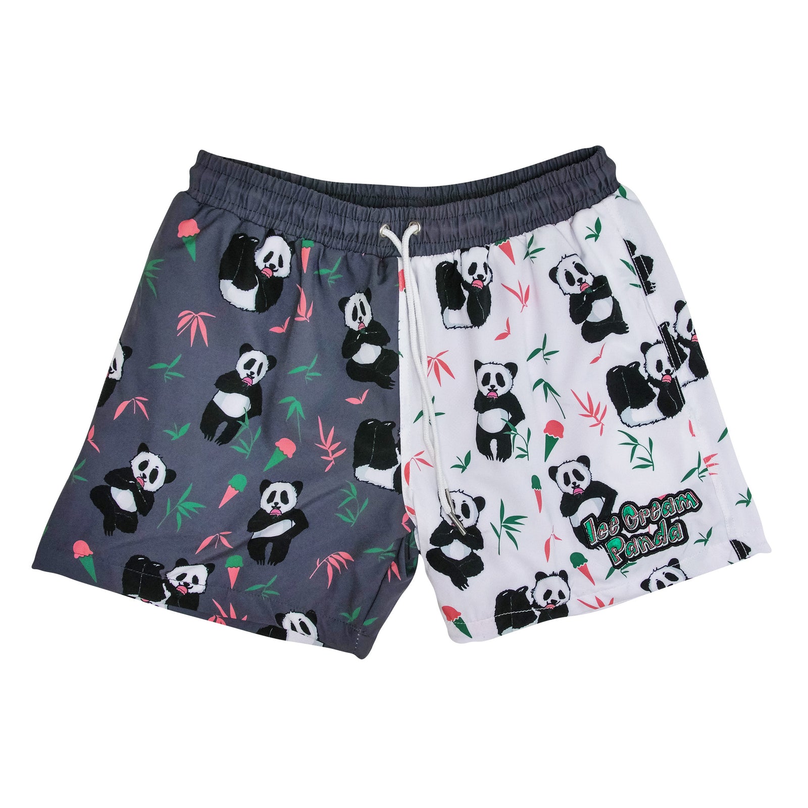 Ice Cream Panda - Swim Trunks