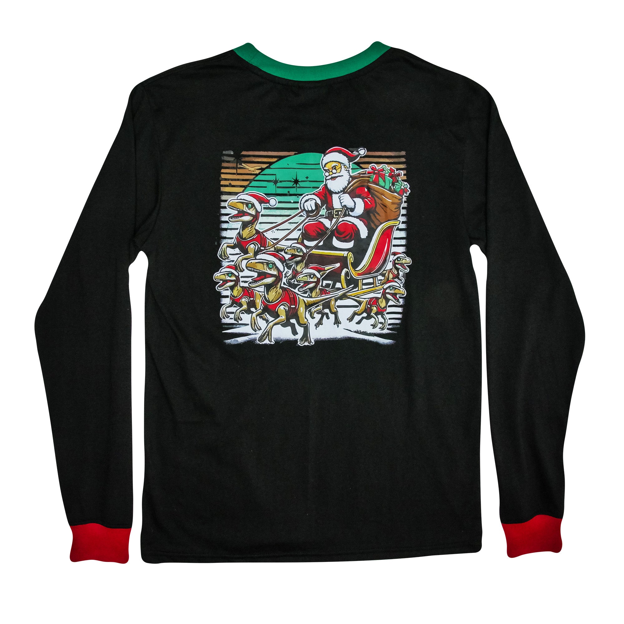 Jurassic Santa - Long Sleeve T Shirt