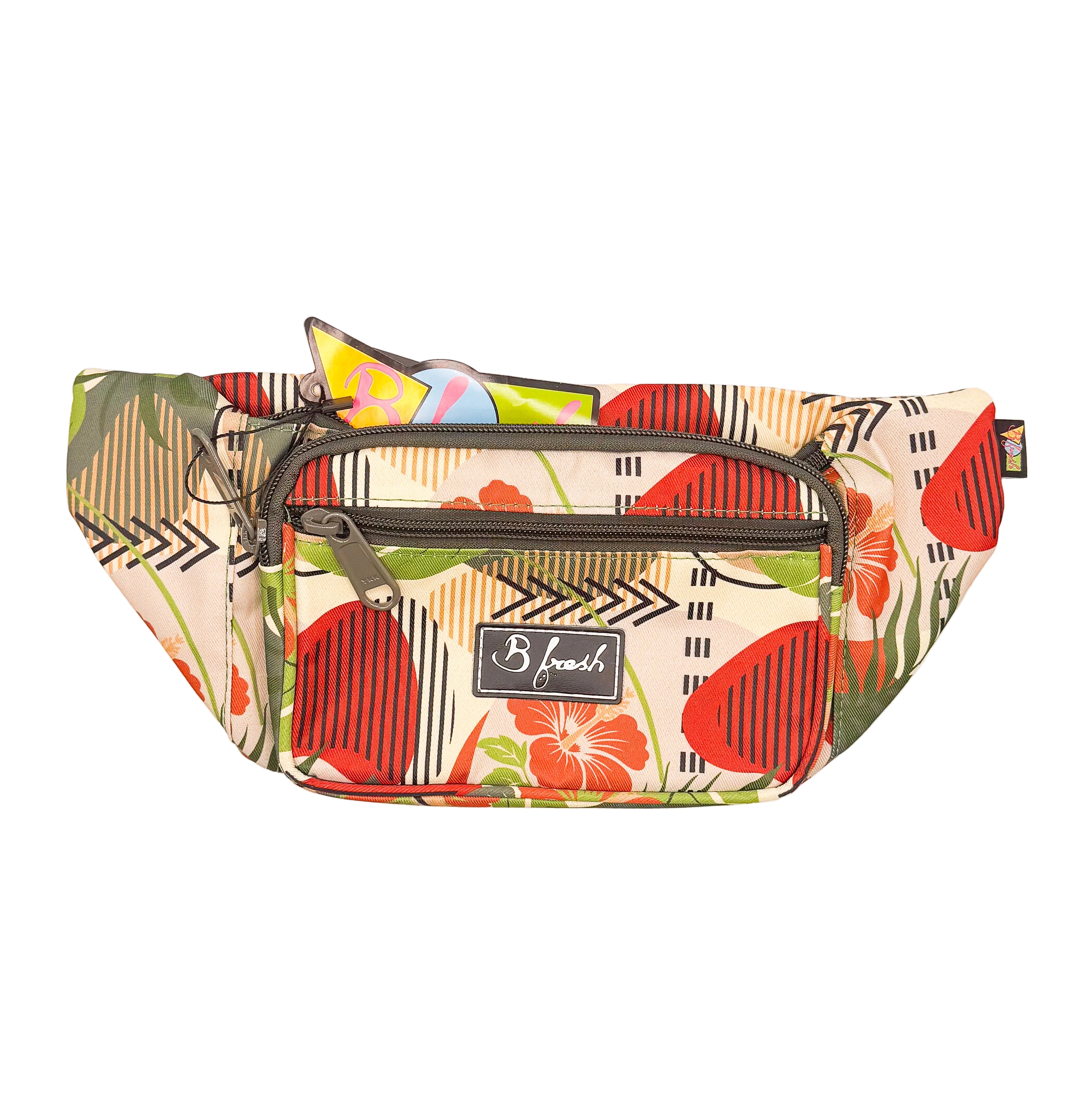 Colorful patterned waist bag 