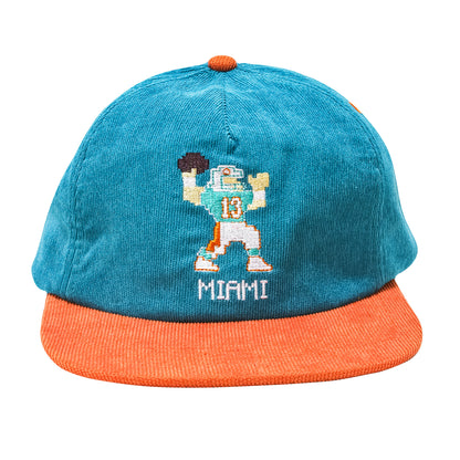 Dan Marino Miami Dolphins 8 bit hat 