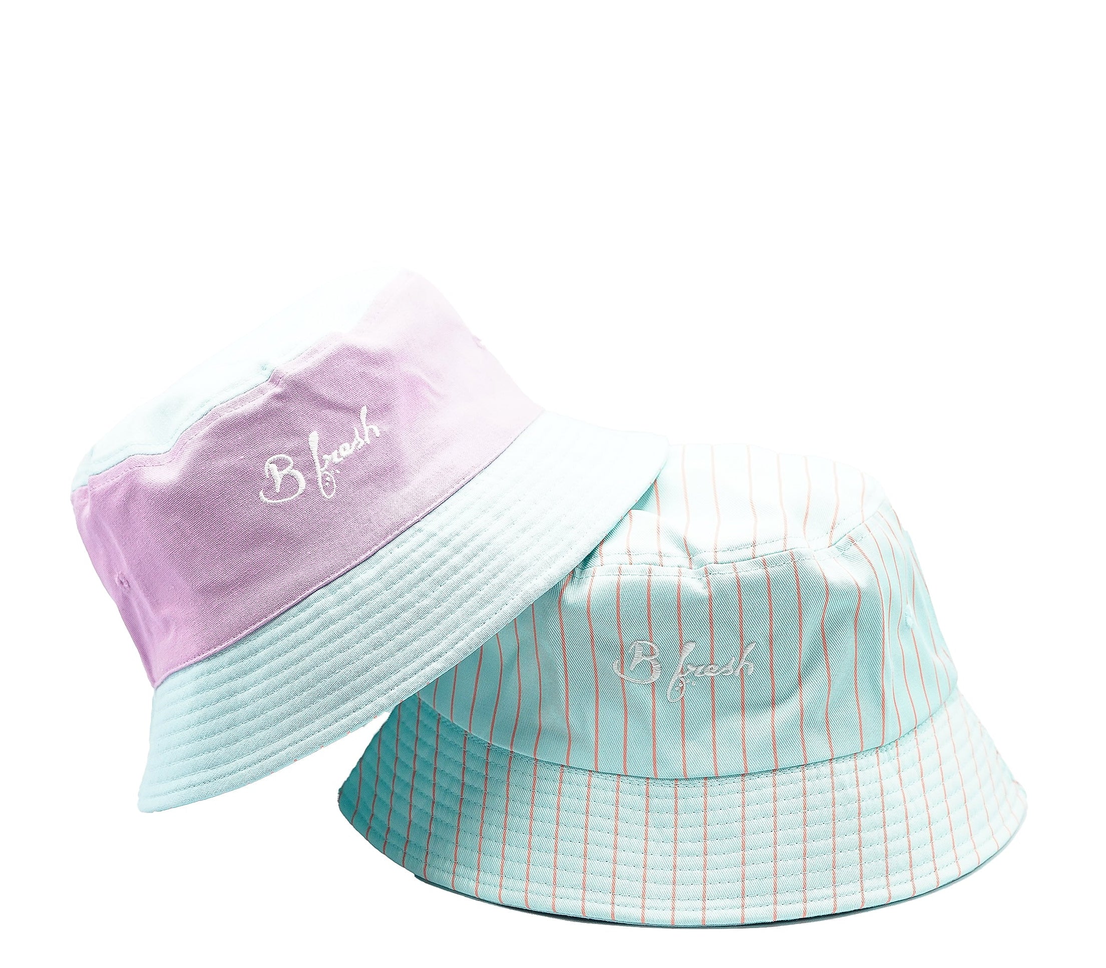 two bucket hat styles in one