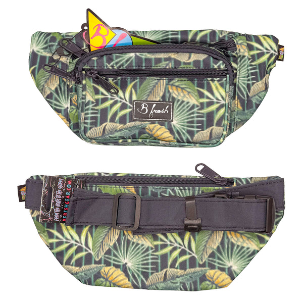 Green and Leafy Waist Bag