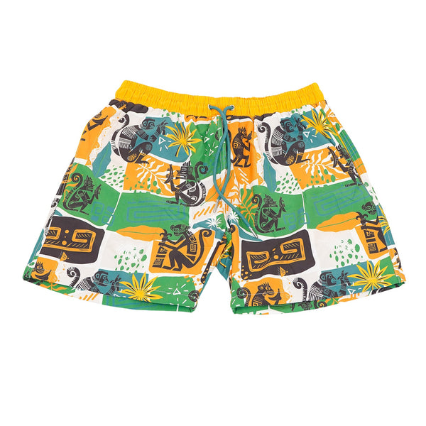Monkey Bidness Quick-Dry Swim Trunks