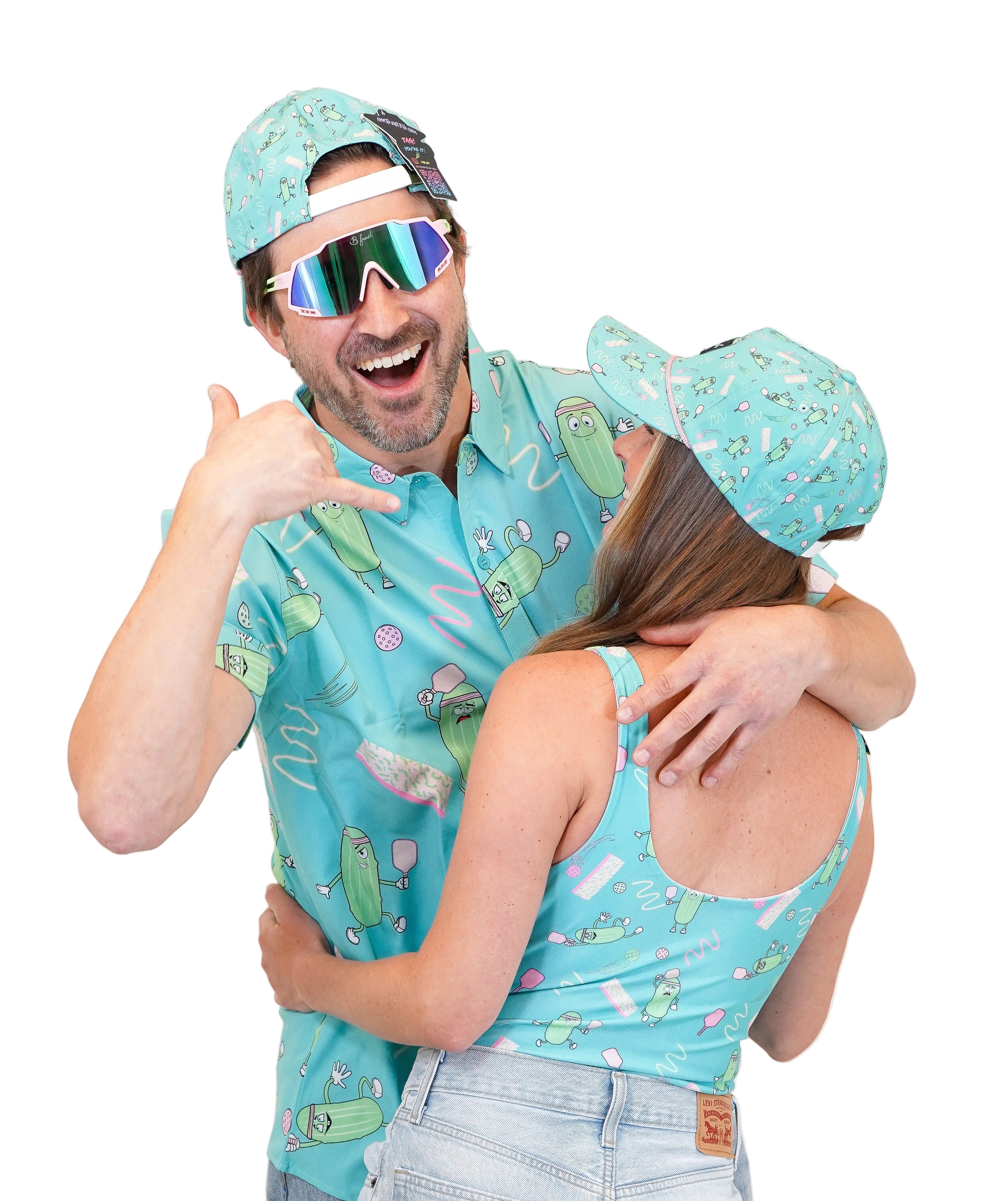 Pickle Boy Green Stretch Shirt