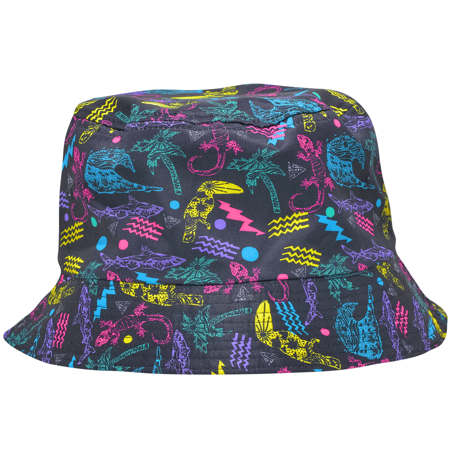 Children's Retro Beach - Reversible Bucket Hat