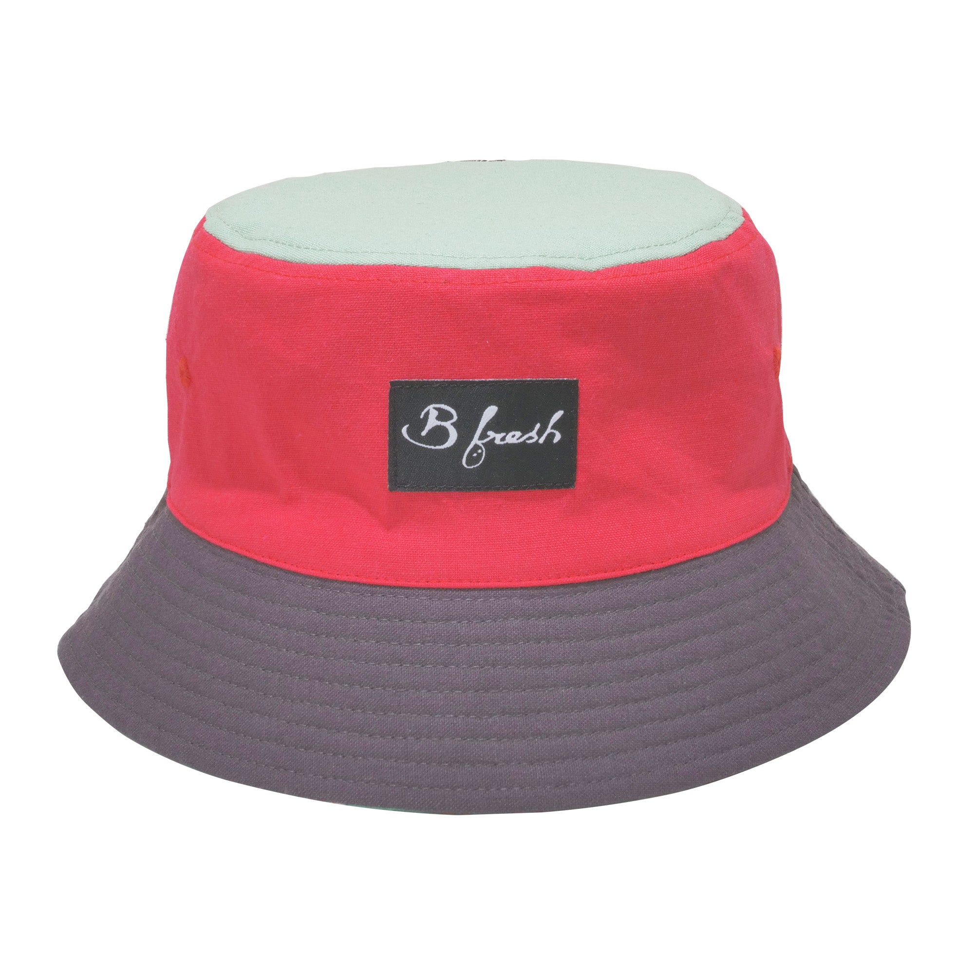 Reversible bucket hat with ramen print 