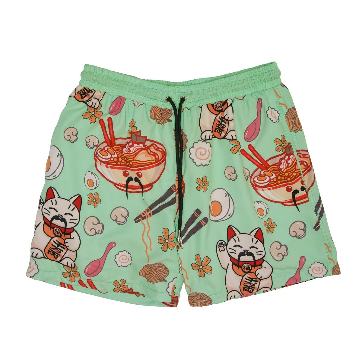 Ramen print shorts 