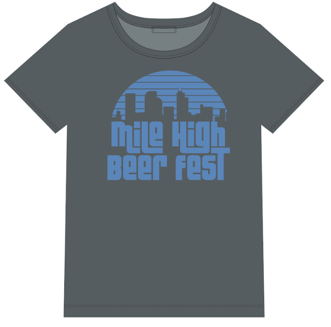 Mile High Beer Fest- Grey - T Shirt