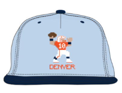Tecmo Denver Nix 8 Bit - Hat