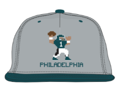 Tecmo Philadelphia Hurts 8 Bit - Hat