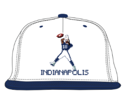 Tecmo Indianapolis Harrison 8 Bit - Hat