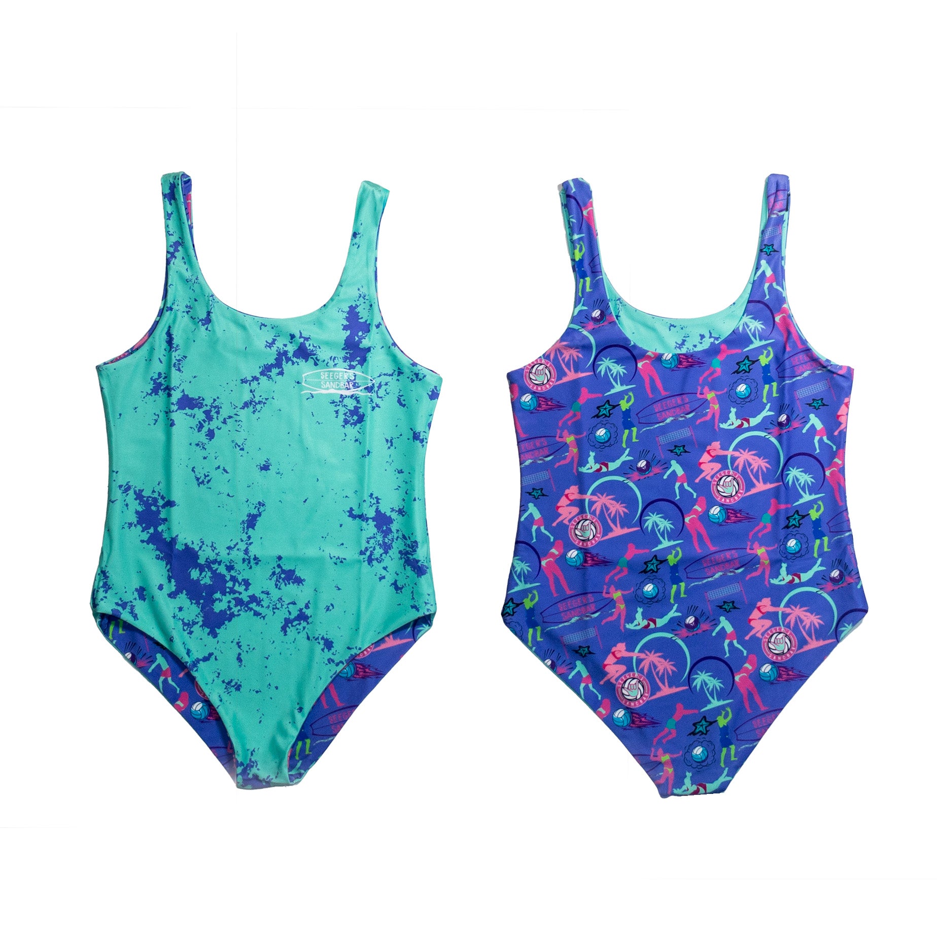 Seeger's Sandbar - Reversible Swimwear