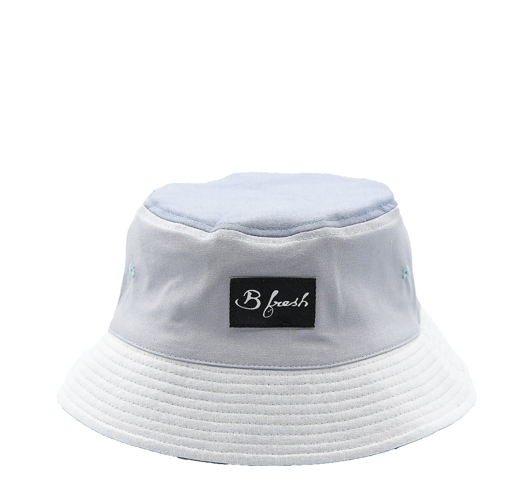 B Fresh light blue bucket hat
