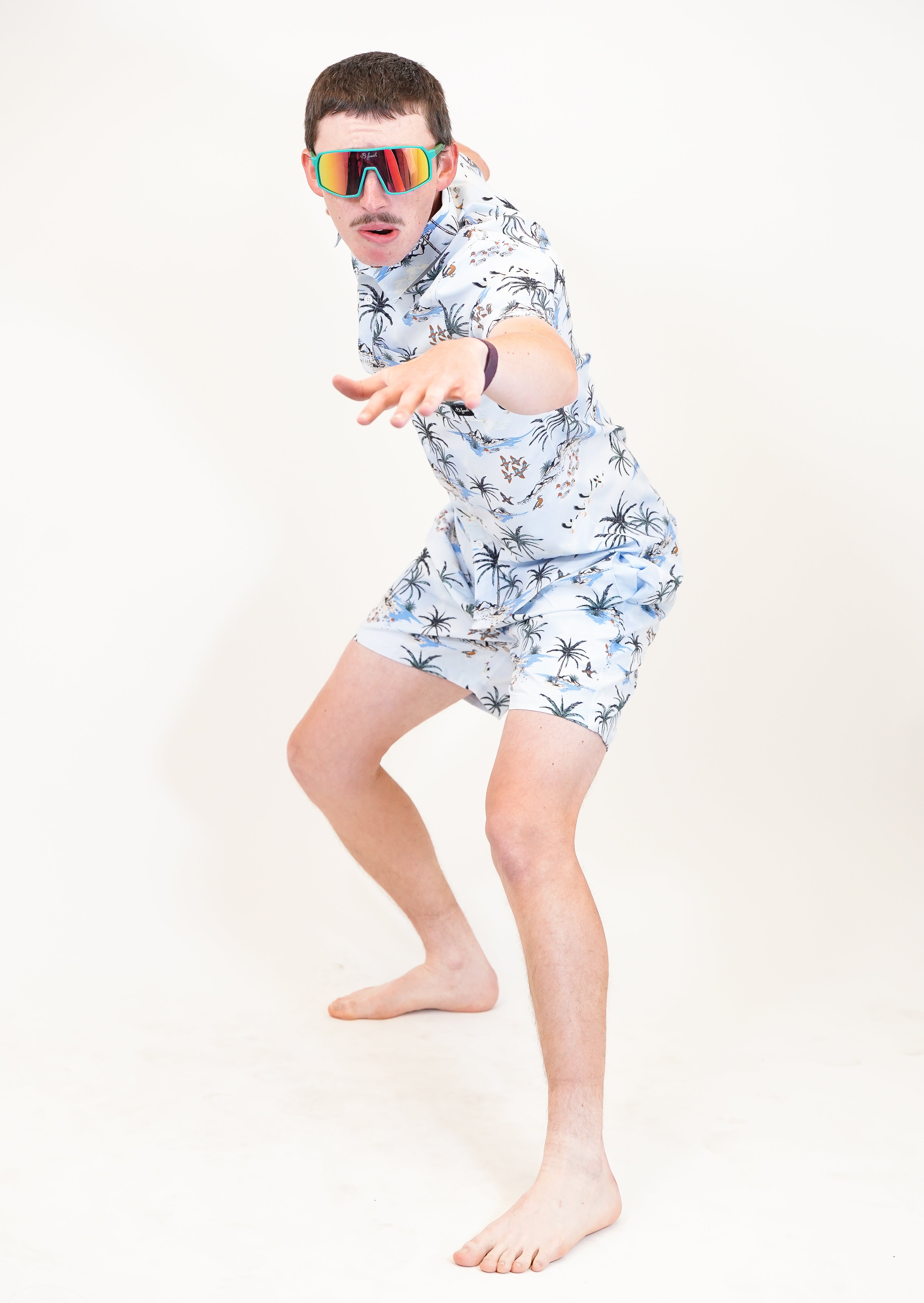Snow Birds Quick-Dry Swim Trunks
