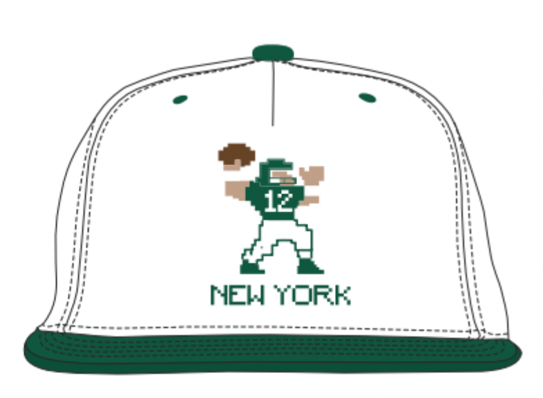 PRE_SALE Tecmo New York Broadway Joe 8 Bit - Hat (est ship 12/10)