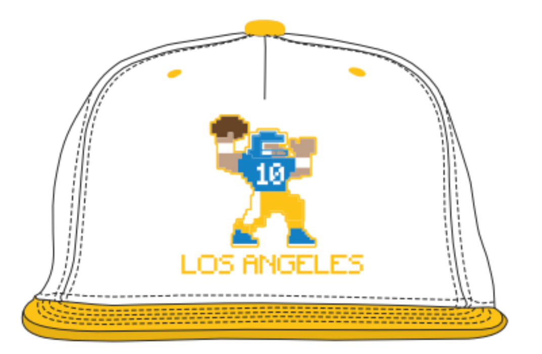 PRE-SALE Tecmo Los Angeles Herbert 8 Bit - Hat (est ship 12/10)
