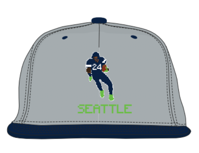 PRE-SALE Tecmo Seattle Beast Mode 8 Bit - Hat (est ship 12/10)