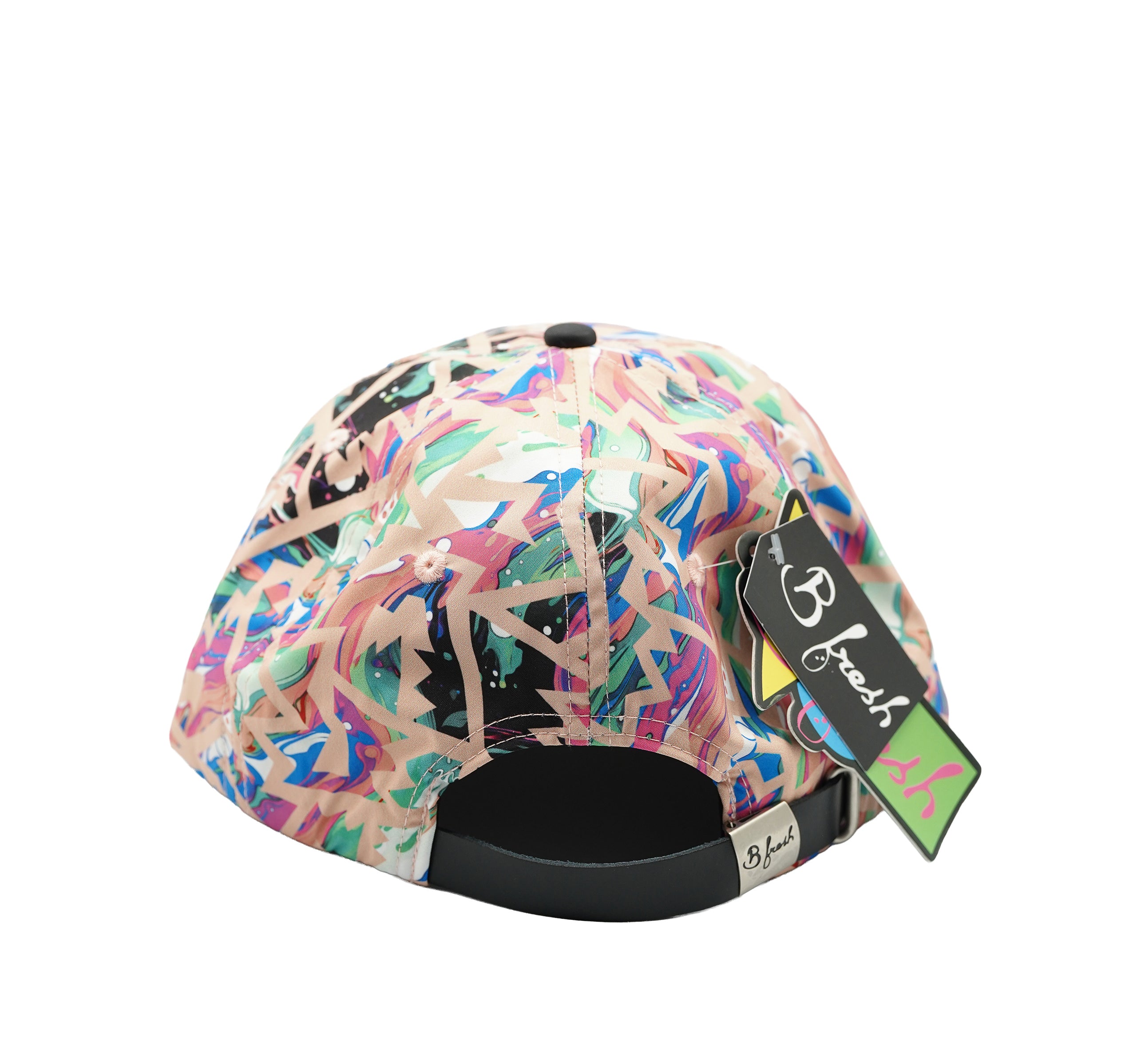 Colorful cap with abstract design