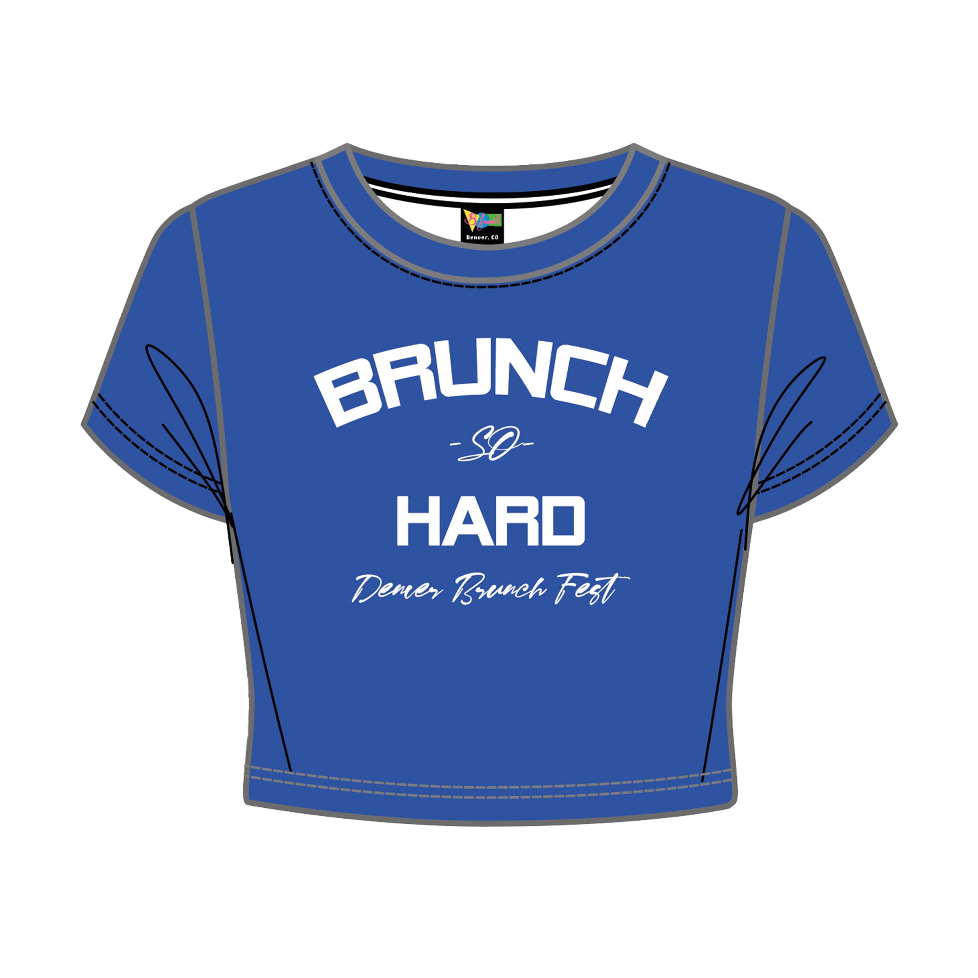 Brunch So Hard - Crop Tee - B Fresh Gear