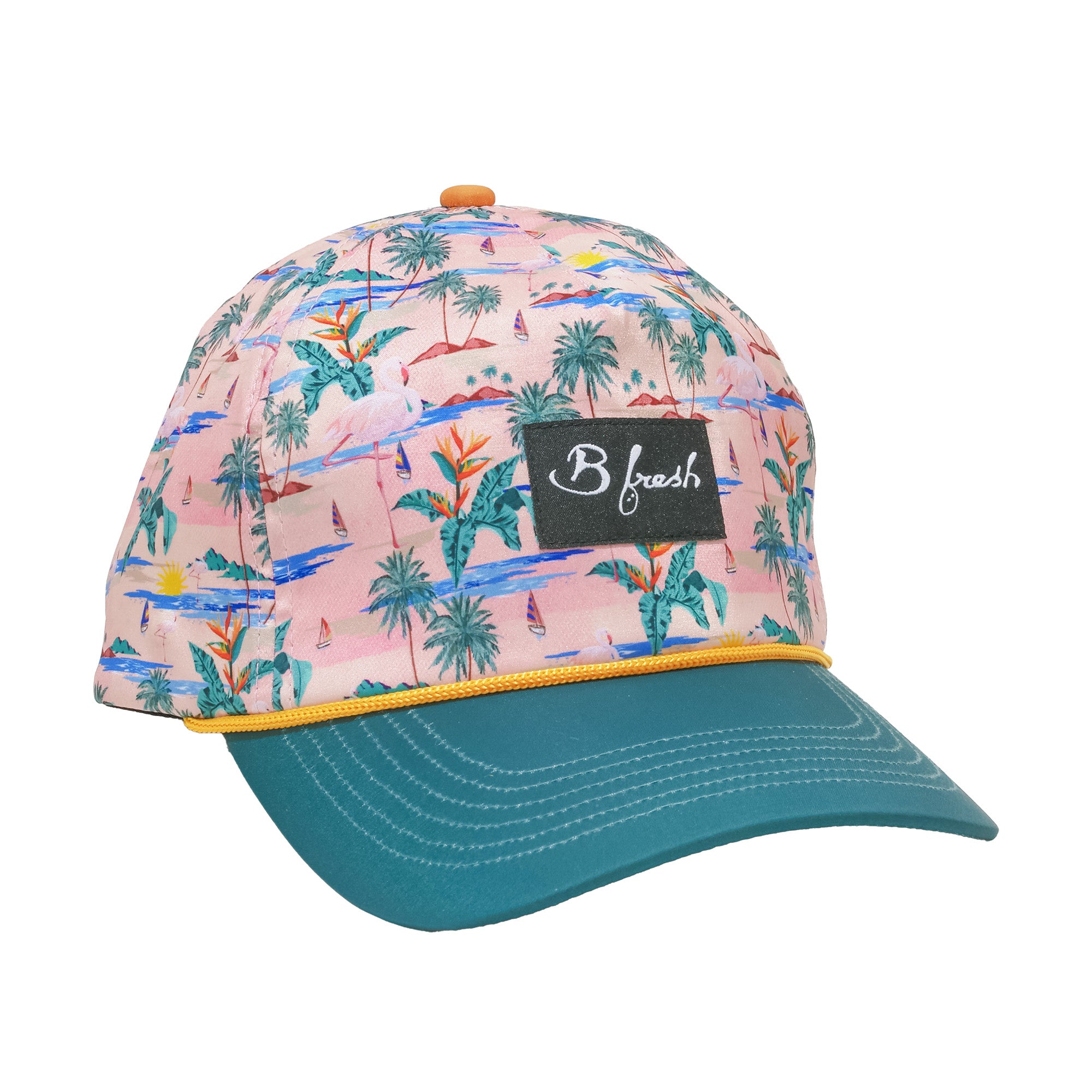 dad hat with flamingo's on it