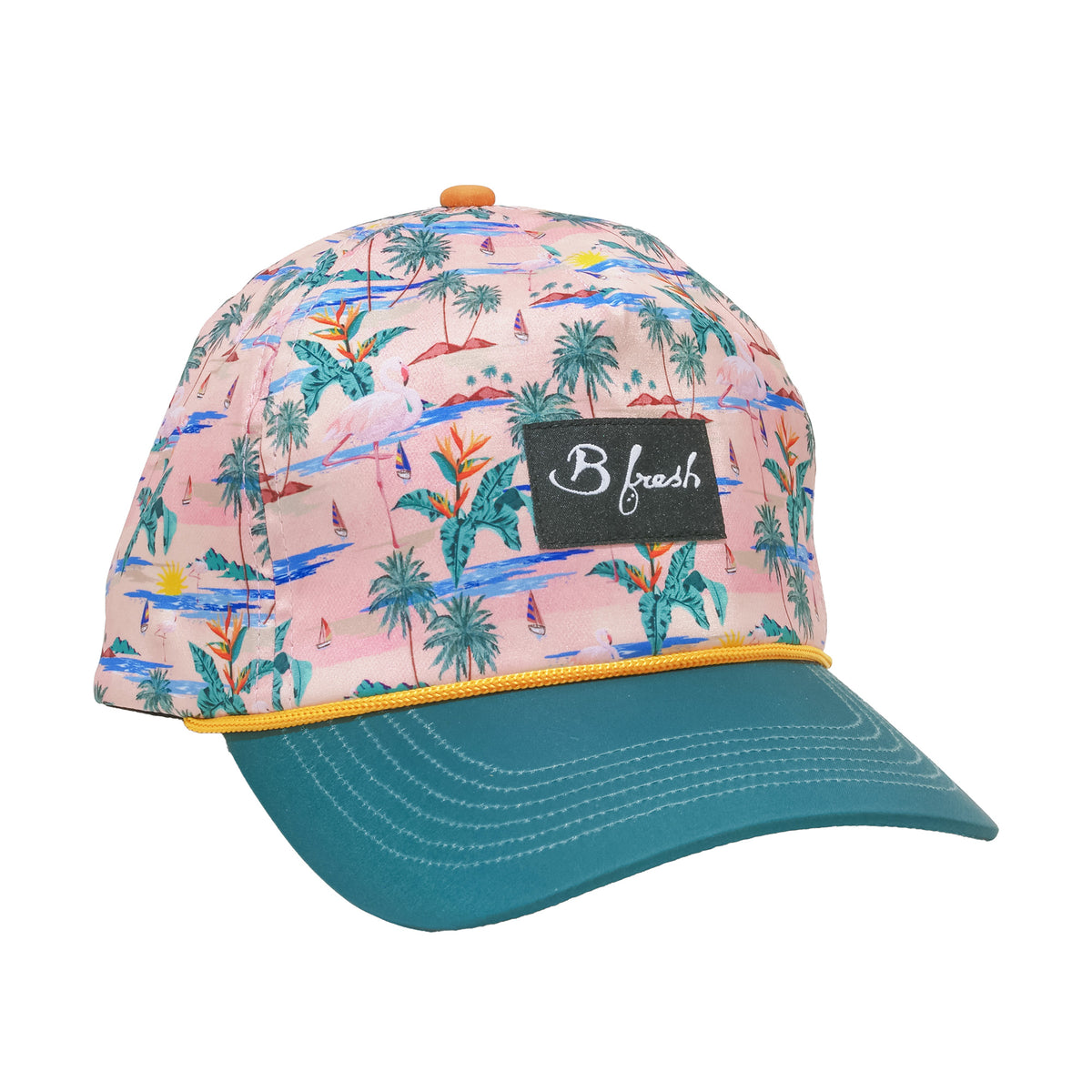 dad hat with flamingo&#39;s on it
