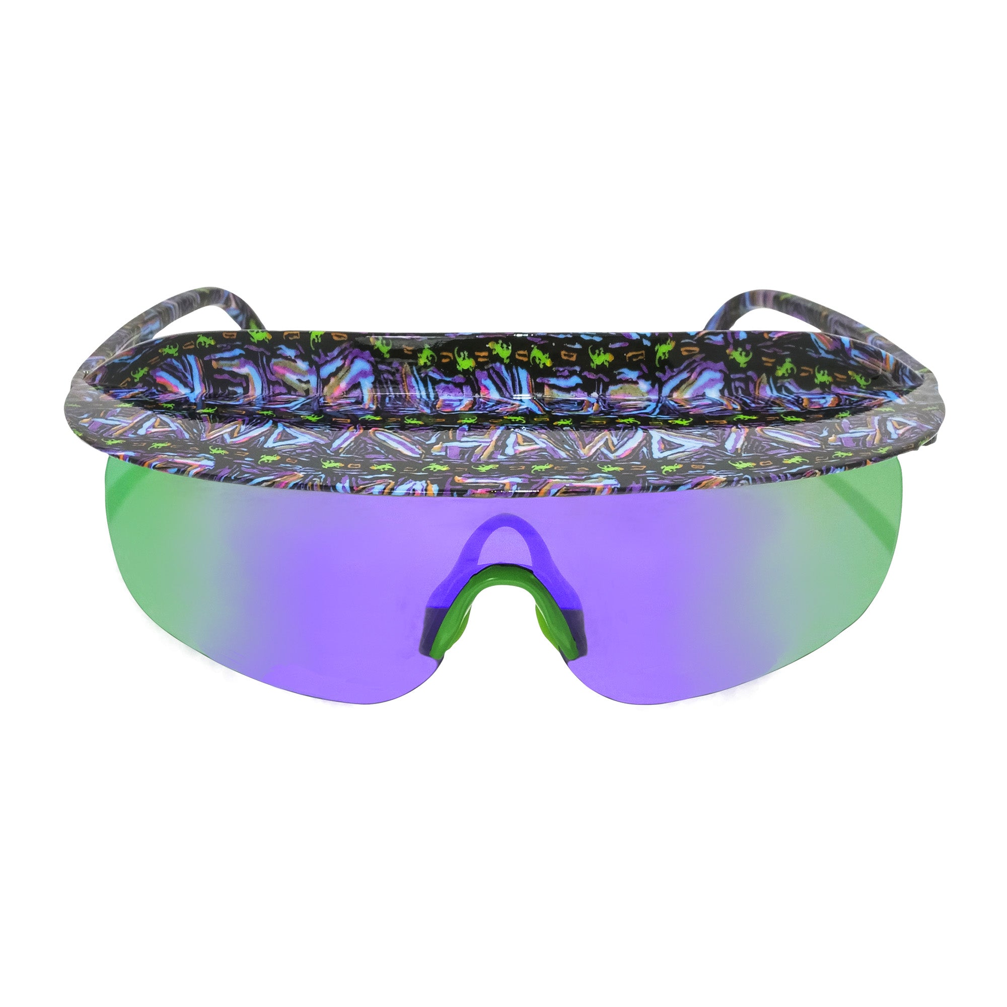 Gecko Multi-Stripe Visor Shades - B Fresh Gear