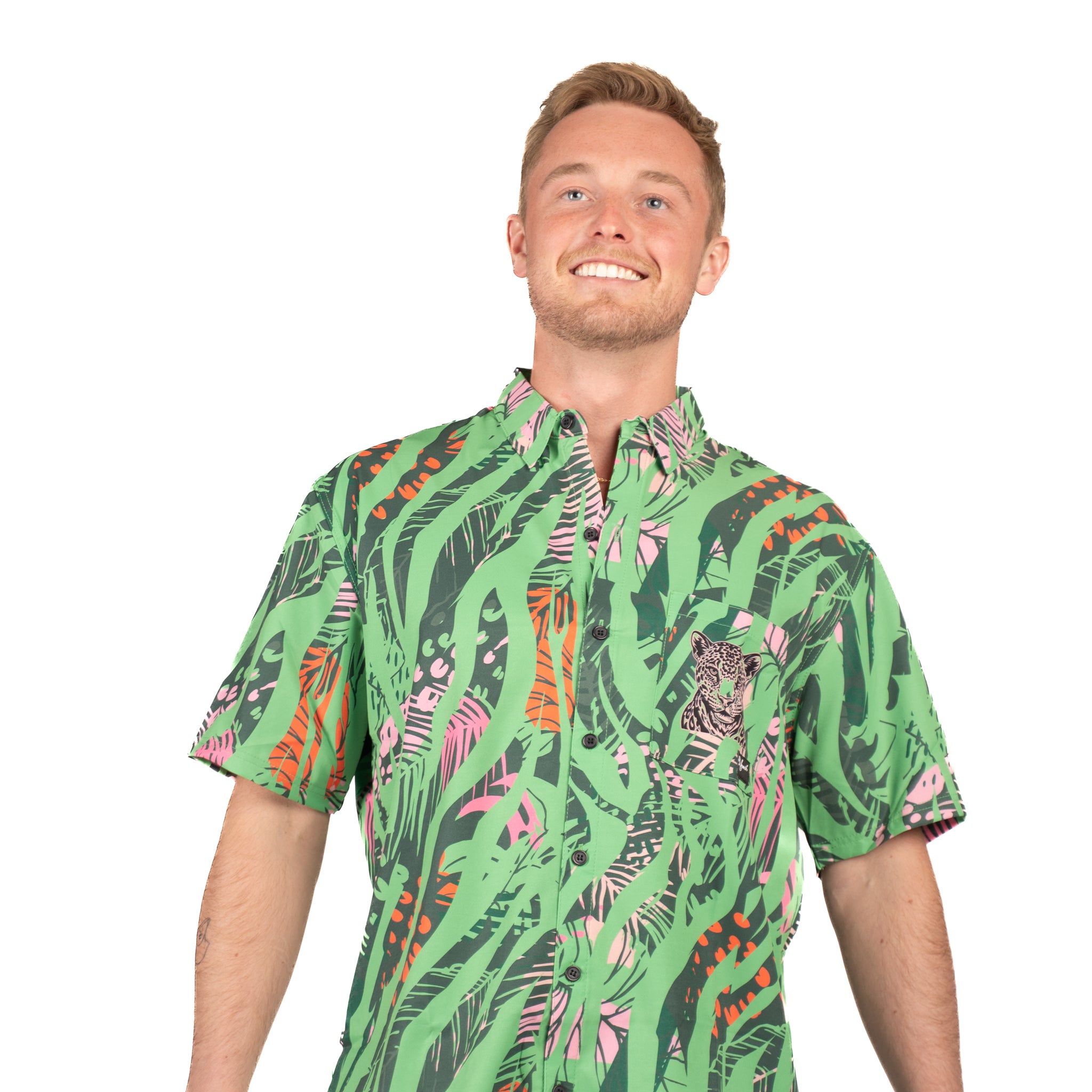 dope jungle themed Hawaiian shirt