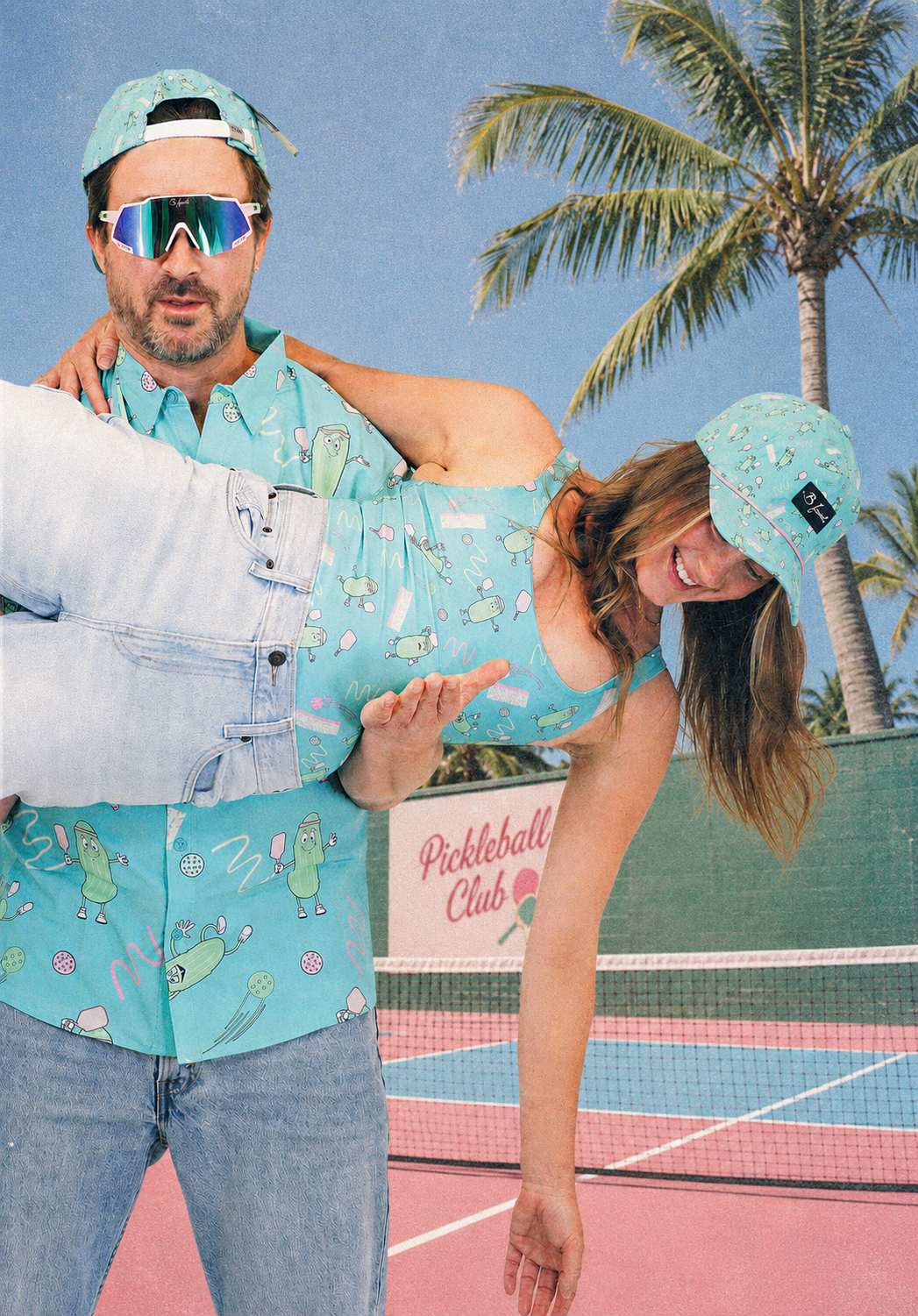Pickle Boy Green Stretch Shirt