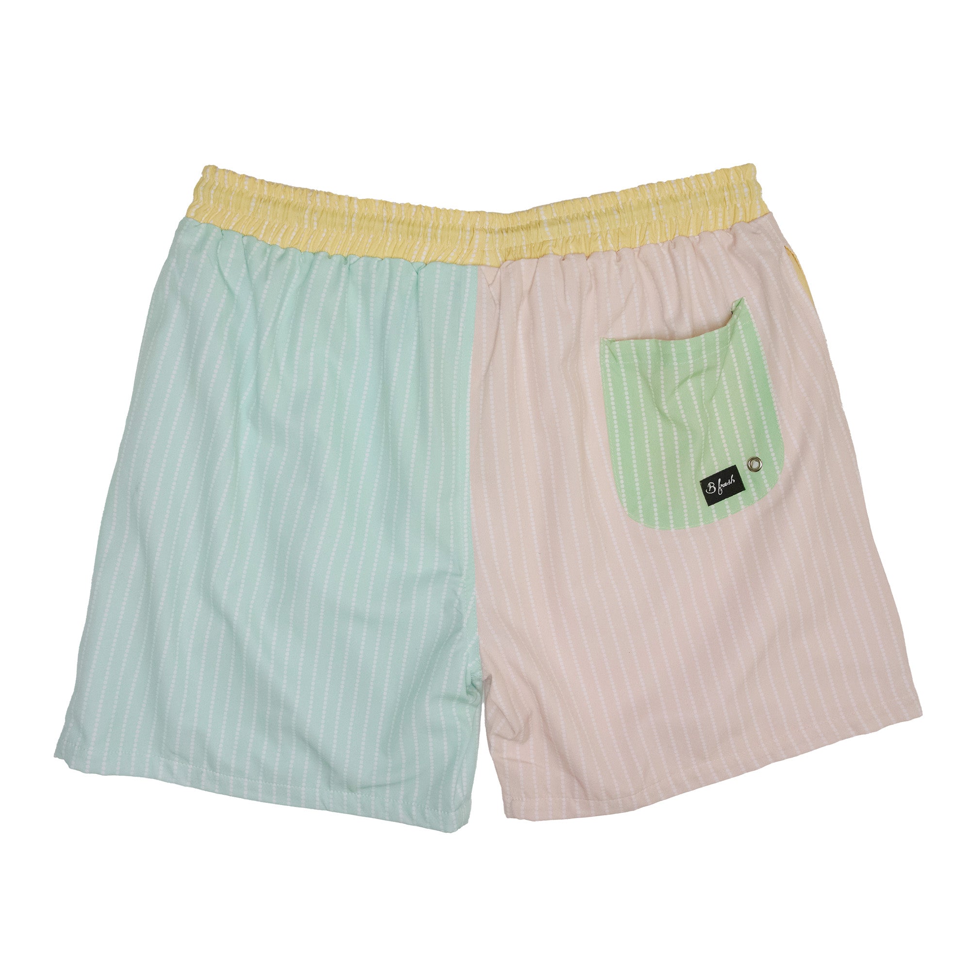 pinstripe swim trunks 